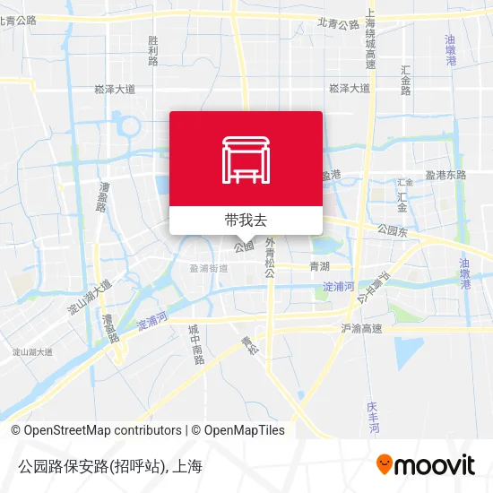 公园路保安路(招呼站)地图