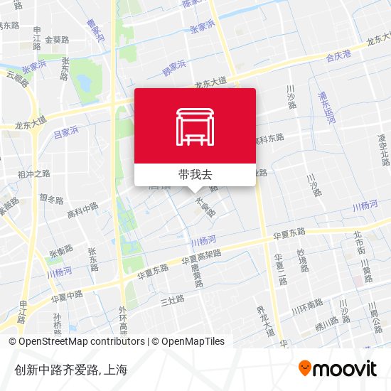 创新中路齐爱路地图