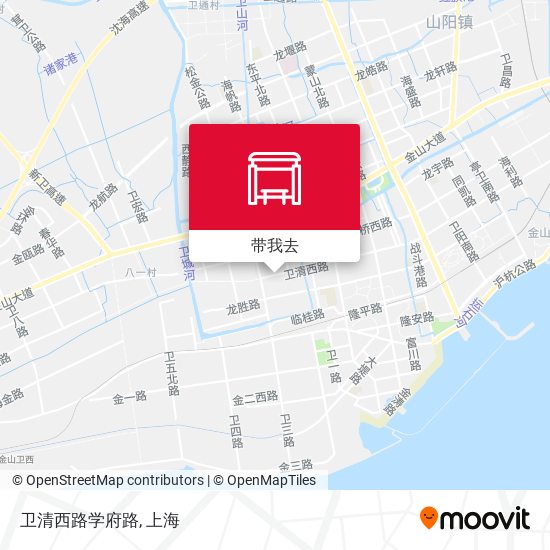 卫清西路学府路地图