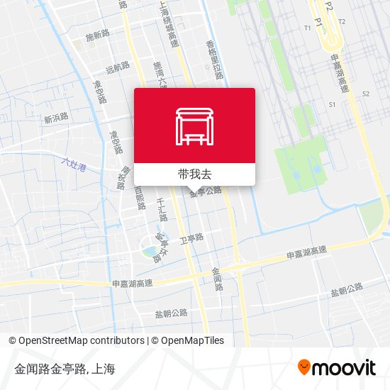 金闻路金亭路地图