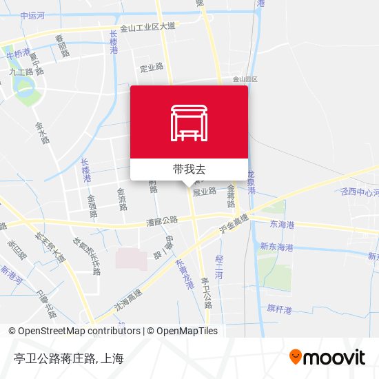 亭卫公路蒋庄路地图