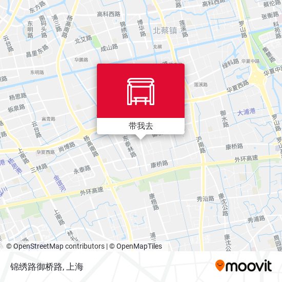 锦绣路御桥路地图