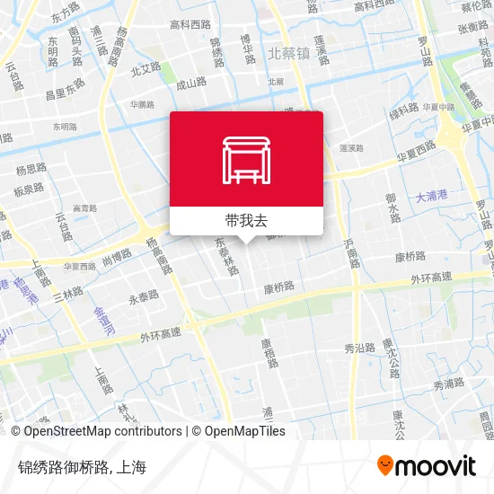 锦绣路御桥路地图
