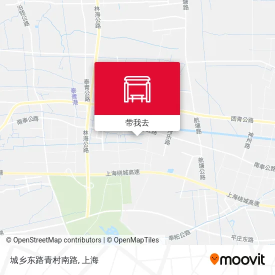 城乡东路青村南路地图