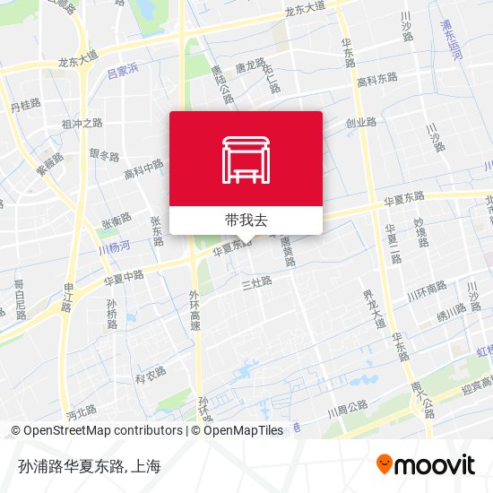 孙浦路华夏东路地图