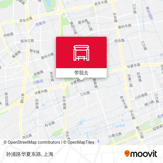 孙浦路华夏东路地图