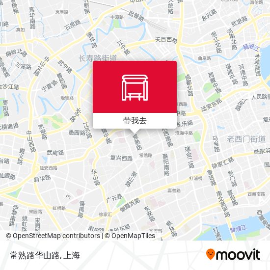 常熟路华山路地图