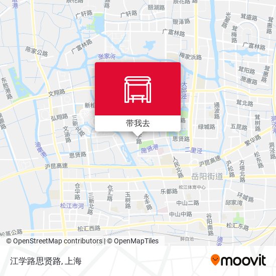 江学路思贤路地图