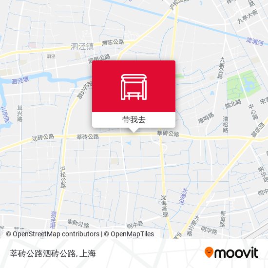 莘砖公路泗砖公路地图