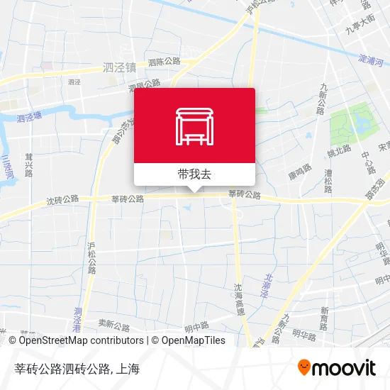 莘砖公路泗砖公路地图
