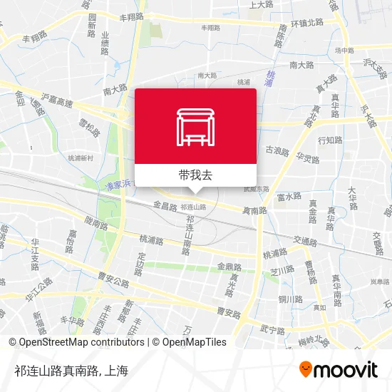 祁连山路真南路地图