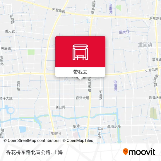 香花桥东路北青公路地图