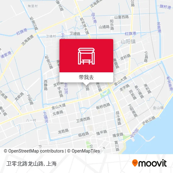卫零北路龙山路地图