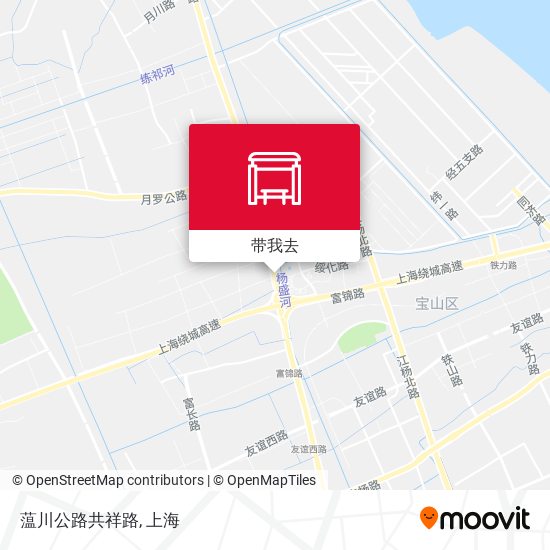 蕰川公路共祥路地图