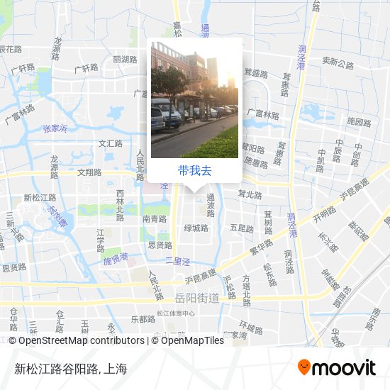 新松江路谷阳路地图