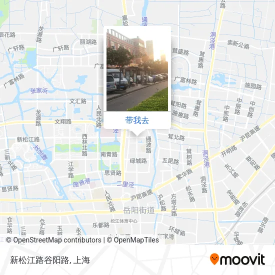新松江路谷阳路地图
