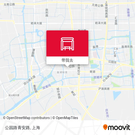公园路青安路地图