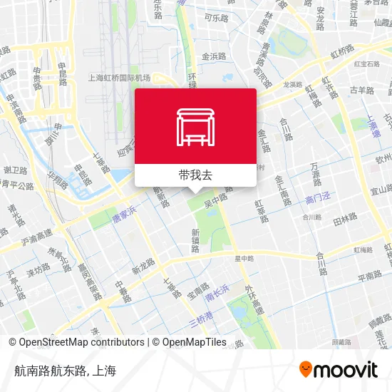航南路航东路地图