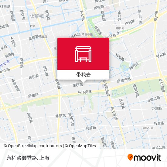 康桥路御秀路地图