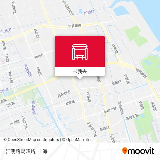 江明路朝晖路地图