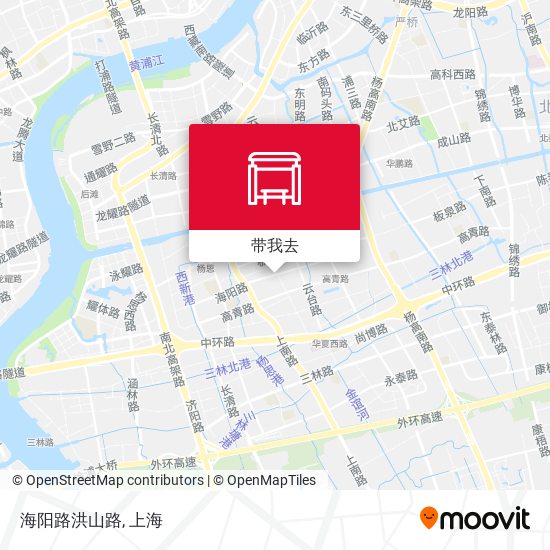 海阳路洪山路地图