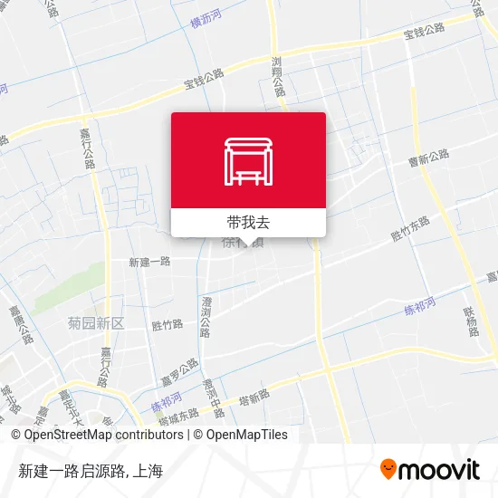 新建一路启源路地图