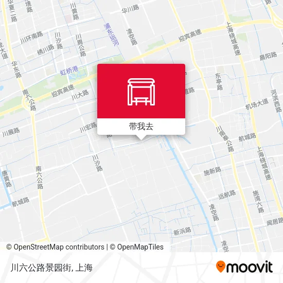 川六公路景园街地图