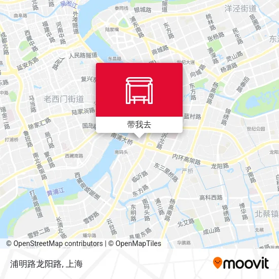浦明路龙阳路地图