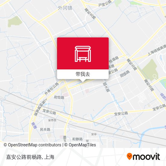 嘉安公路前杨路地图