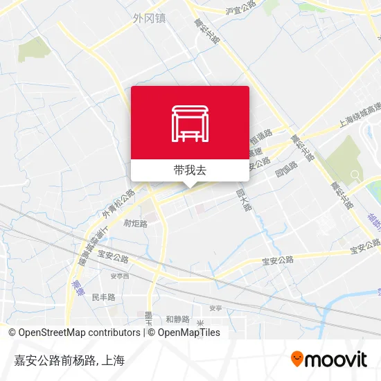 嘉安公路前杨路地图