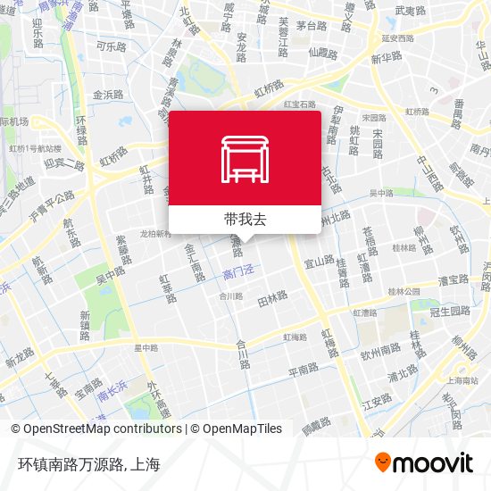 环镇南路万源路地图