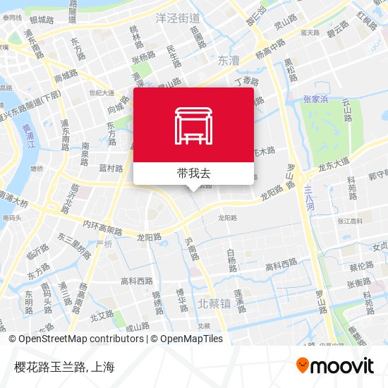 樱花路玉兰路地图