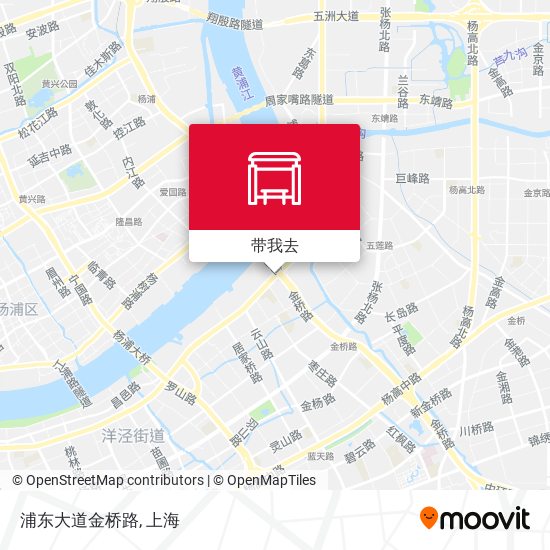 浦东大道金桥路地图