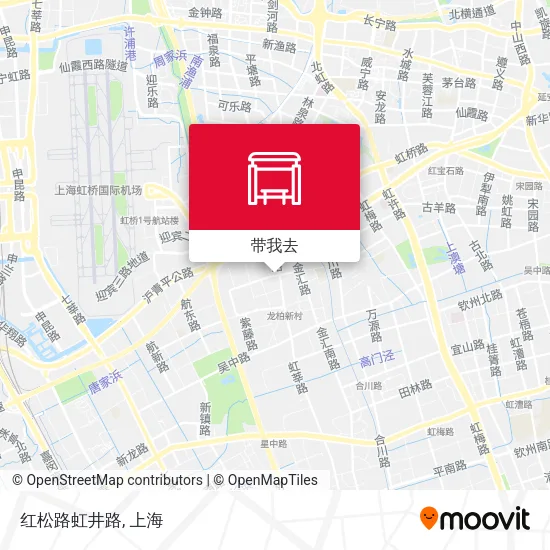 红松路虹井路地图