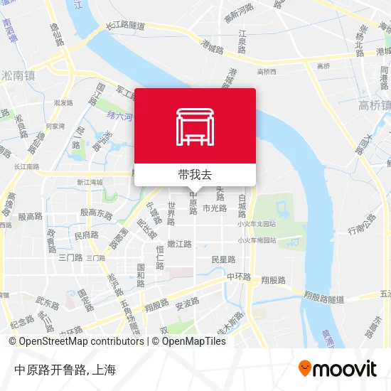 中原路开鲁路地图