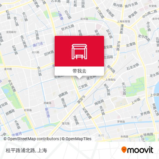桂平路浦北路地图