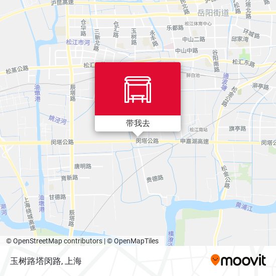 玉树路塔闵路地图