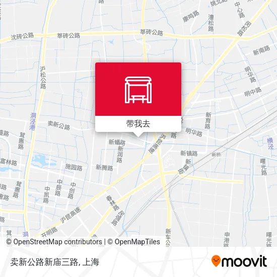 卖新公路新庙三路地图