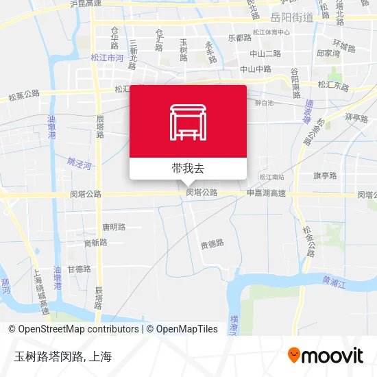 玉树路塔闵路地图
