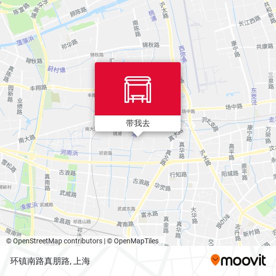 环镇南路真朋路地图