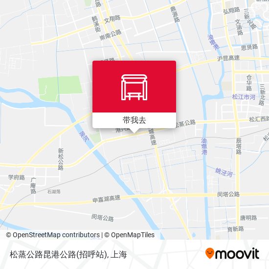 松蒸公路昆港公路(招呼站)地图