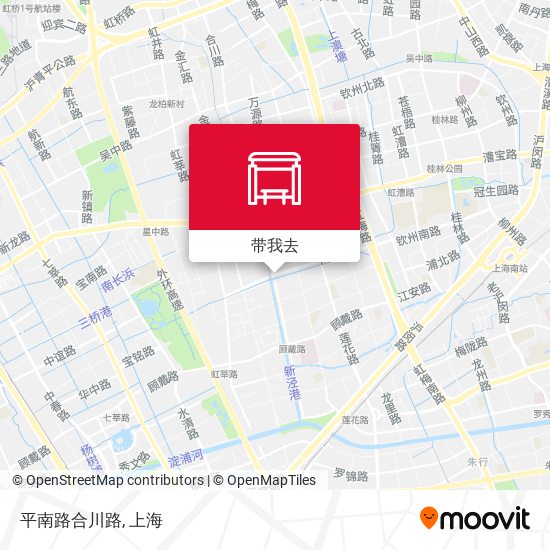 平南路合川路地图