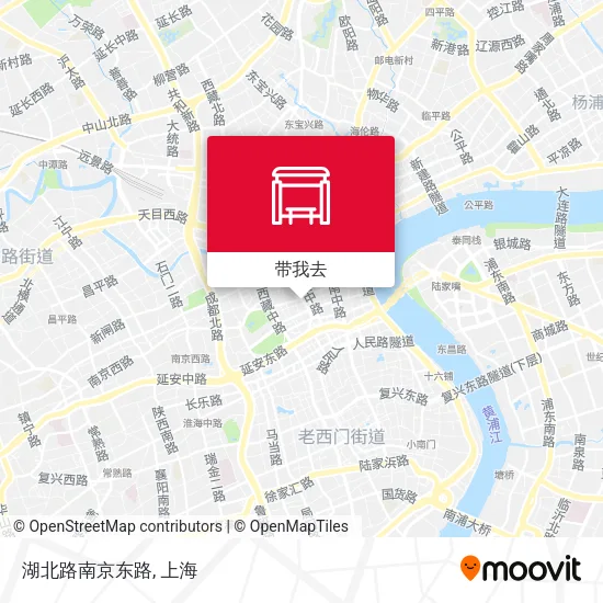 湖北路南京东路地图