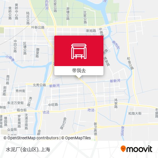 水泥厂(金山区)地图