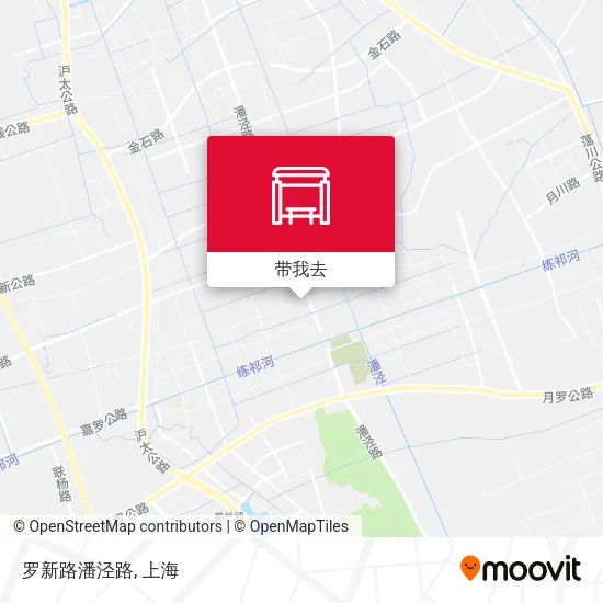 罗新路潘泾路地图