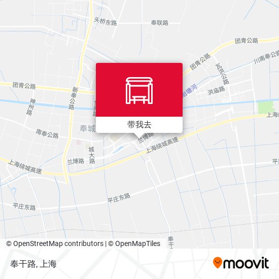 奉干路地图