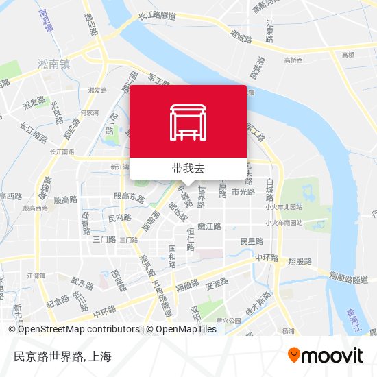 民京路世界路地图