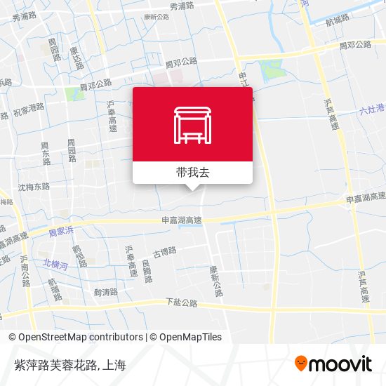 紫萍路芙蓉花路地图