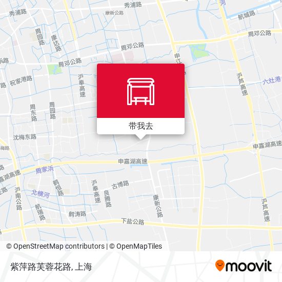 紫萍路芙蓉花路地图