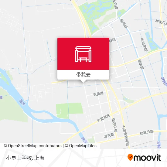 小昆山学校地图